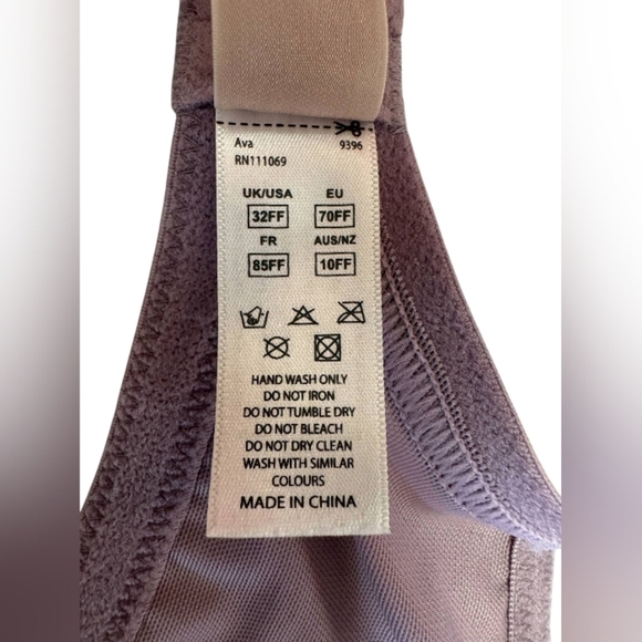 Panache NWT Plunge Ava Dusky Lilac Lace Bra Size 32FF - Picture 6 of 6